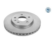 2x Brake disc Front Axle Vented 683 521 0025/PD MEYLE for SAAB OPEL