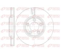2x Brake disc Front Axle Vented 6836.10 REMSA for JAGUAR S-TYPE II