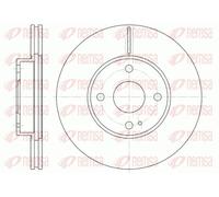 2x Brake disc Front Axle Vented 6843.10 REMSA for MAZDA MX-5 323 F Mk V