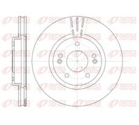 2x Brake disc Front Axle Vented 6897.10 REMSA for HYUNDAI TRAJET SANTA FÉ I