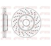 2x Brake disc Front Axle Vented 6943.10 REMSA for MERCEDES-BENZ S-CLASS