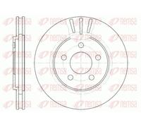 2x Brake disc Front Axle Vented 6947.10 REMSA for CHRYSLER STRATUS SEBRING Coupe