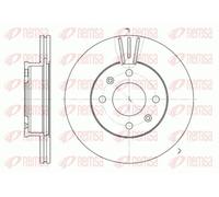 2x Brake disc Front Axle Vented 6958.10 REMSA for HYUNDAI KIA