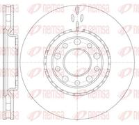 2x Brake disc Front Axle Vented 6964.10 REMSA for ALFA ROMEO BRERA SPIDER 159