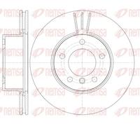 REMSA FRONT 2 X BRAKE DISC 697410 FOR BMW