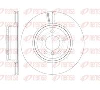 2x Brake disc Front Axle Vented 6978.10 REMSA for BMW X3