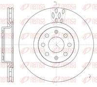 2x Brake disc Front Axle Vented 6982.10 REMSA for FIAT OPEL SAAB