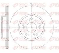 2x Brake disc Front Axle Vented 6986.10 REMSA for HONDA STREAM CR-V Mk II