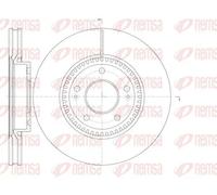 2x Brake disc Front Axle Vented 6988.10 REMSA for HYUNDAI KIA