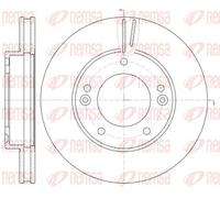 2x Brake disc Front Axle Vented 6992.10 REMSA for KIA LAND ROVER