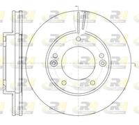 2x Brake disc Front Axle Vented 6992.10 ROADHOUSE for KIA LAND ROVER