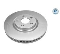 2x Brake disc Front Axle Vented 715 521 0045/PD MEYLE for FORD FORD USA