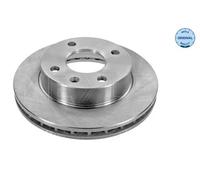 Meyle Brake Disc 715 521 7006 - Front Axle Vented for Ford Escort Mk IV Orion - 2x