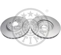 2x Brake disc Front Axle Vented BS-6140HC OPTIMAL for MERCEDES-BENZ CHRYSLER