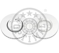 2x Brake disc Front Axle Vented BS-7918HC OPTIMAL for CADILLAC SAAB OPEL