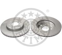 2x Brake disc Front Axle Vented BS-8130C OPTIMAL for CHEVROLET DAEWOO