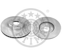 2x Brake disc Front Axle Vented BS-8280HC OPTIMAL for HONDA ACCORD VIII
