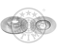 2x Brake disc Front Axle Vented BS-8296C OPTIMAL for KIA HYUNDAI
