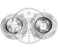 2x Brake disc Front Axle Vented BS-8434HC OPTIMAL for HYUNDAI KIA