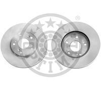 2x Brake disc Front Axle Vented BS-8458HC OPTIMAL for HONDA ACCORD VII
