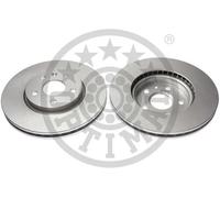 2x Brake disc Front Axle Vented BS-8466HC OPTIMAL for SAAB OPEL CHEVROLET