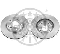 2x Brake disc Front Axle Vented BS-8650C OPTIMAL for HONDA CIVIC VII Hatchback
