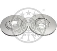 2x Brake disc Front Axle Vented BS-9246C OPTIMAL for NISSAN RENAULT