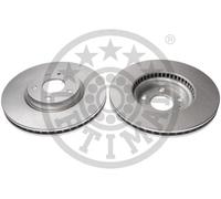 2x Brake disc Front Axle Vented BS-9256HC OPTIMAL for FORD MONDEO V Saloon