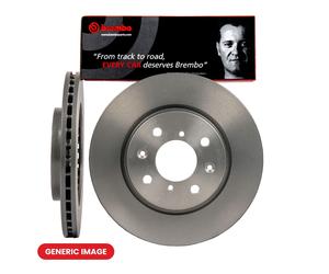 2x Brake Disc Front Fits Alfa Romeo 159 Brera Giulietta Spider BREMBO 09.9365.21