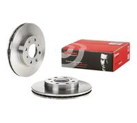 BREMBO 2x Brake Discs Vented Front Axle Fits Honda Civic Domani 09.5285.11