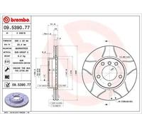 2x Brake disc internally vented 09.5390.77 BREMBO for BMW 3 3 Coupe 3 Touring