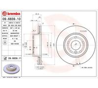 Brembo 09.6839.11 Prime Brake Disc
