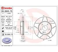 BREMBO 09.6845.75 Brake disc