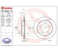 BREMBO 09.6859.10 Brake disc