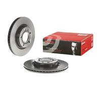 2x Brake disc internally vented 09.7196.11 BREMBO for AUDI VW SEAT