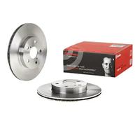 2x Brake disc internally vented 09.7225.10 BREMBO for TOYOTA RAV 4