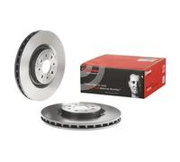 2x Brake disc internally vented 09.8004.41 BREMBO for ALFA ROMEO MITO