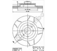 X2 PCS BRAKE DISC 09.8903.75