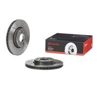 2x Brake disc internally vented 09.9078.76 BREMBO for RENAULT DACIA LADA NISSAN
