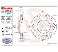 BREMBO 09.9257.41 Brake Disc Rotors