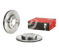 2x Brake disc internally vented 09.9591.10 BREMBO for HONDA CIVIC VII Hatchback