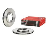 2x Brake disc internally vented 09.9611.14 BREMBO for ROVER 600 I