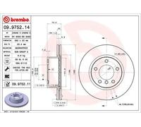 Brembo 09.9752.11 Prime Brake Disc
