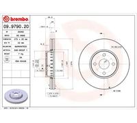 BREMBO 09.9790.20 Brake disc