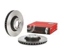 2x Brake disc internally vented 09.9870.11 BREMBO for VW PORSCHE