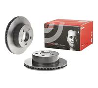 2x Brake disc internally vented 09.9905.11 BREMBO for JEEP CHEROKEE