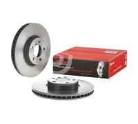 2x Brake disc internally vented 09.9923.11 BREMBO for BMW X5 X6