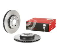 2x Brake disc internally vented 09.A402.11 BREMBO for CHRYSLER DODGE