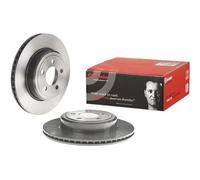 2x Brake disc internally vented 09.A405.11 BREMBO for CHRYSLER DODGE LANCIA