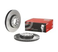 2x Brake disc internally vented 09.A428.11 BREMBO for VW SKODA